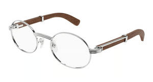 003 - Silver with Clear Lenses