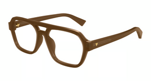 004 - Brown with Clear Lenses