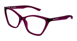 004 - Burgundy with Clear Lenses