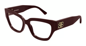 004 - Burgundy with Clear Lenses
