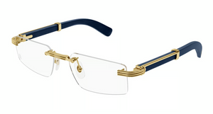 004 - Gold with Clear Lenses