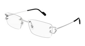 004 - Silver with Clear Lenses
