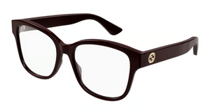 004 - Burgundy with Clear Lenses