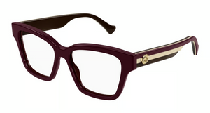 005 - Burgundy with Clear Lenses