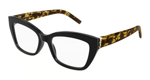 007 - Black with Clear Lenses