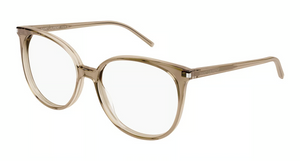 007 - Brown with Clear Lenses