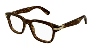 007 - Havana with Clear Lenses