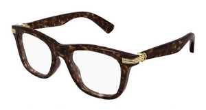 007 - Havana with Clear Lenses