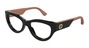 008 - Black with Clear Lenses