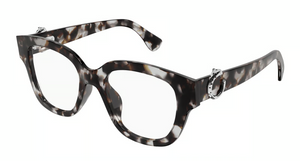 008 - Havana with Clear Lenses