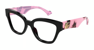 0012 - Black with Clear Lenses