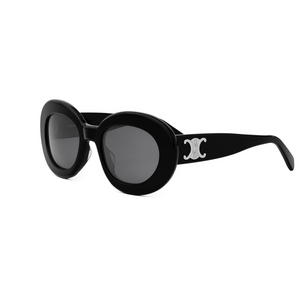 01A - Shiny Black with Grey Lenses