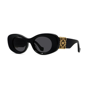 01A - Shiny Black with Grey Lenses