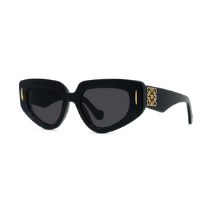 01A - Shiny Black with Grey Lenses