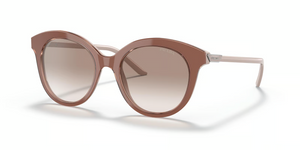 01Y1L0 - Alabaster/Crystal with Clear Gradient Brown Lenses