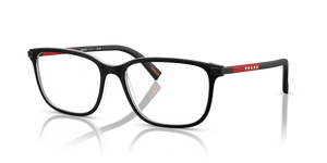 03I1O1 - Top Matte Black On Crystal with Clear Lenses