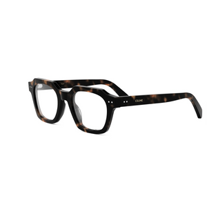 052 - Shiny Havana with Clear Lenses