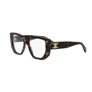 052 - Shiny Havana with Clear Lenses