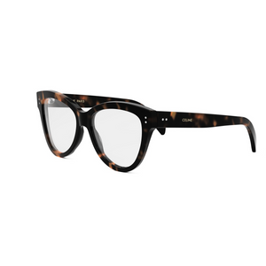 052 - Shiny Havana with Clear Lenses