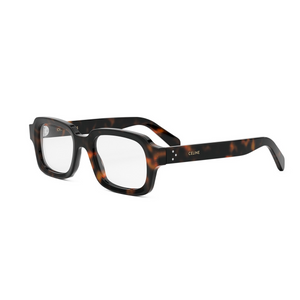 052 - Shiny Havana with Clear Lenses