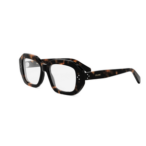 052 - Shiny Havana with Clear Lenses