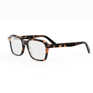 052 - Shiny Havana with Clear Lenses