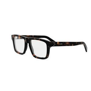 052 - Shiny Havana with Clear Lenses