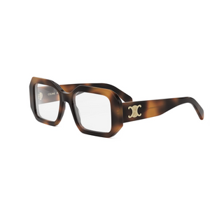 053 - Shiny Havana with Clear Lenses