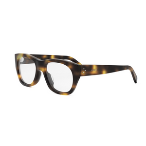 053 - Shiny Havana with Clear Lenses