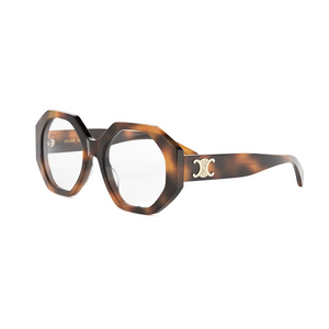 053 - Shiny Havana with Clear Lenses