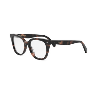 054 - Shiny Havana with Clear Lenses