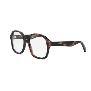 055 - Shiny Havana with Clear Lenses