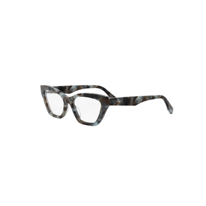 056 - Shiny Havana with Clear Lenses
