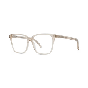 057 - Shiny Transparent Champagne with Clear Lenses