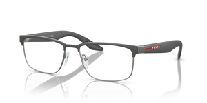 06P1O1 - Grey Rubber with Clear Lenses