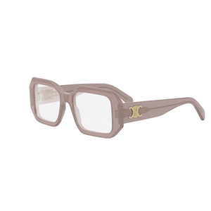 072 - Shiny Rose with Clear Lenses