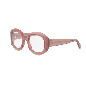 074 - Shiny Rose with Clear Lenses