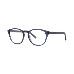 090 - Shiny Blue with Clear Lenses