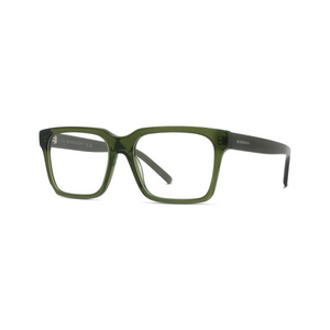 096 - Shiny Transparent Khaki with Clear Lenses