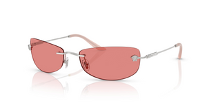 100084 - Silver with Pink Lenses
