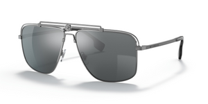 10016G - Gunmetal with Light Grey Mirror Black Lenses