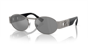 10016G - Matte Gunmetal with Grey Mirror Silver Lenses