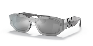 10016G - Transparent Grey Mirror Silver with Light Grey Mirror Silver Lenses