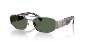 100171 - Gunmetal with Dark Green Lenses