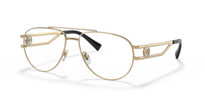 1002 - Gold with Clear Lenses