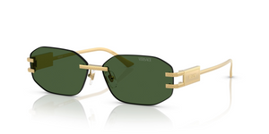 100271 - Gold with Dark Green Lenses