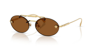 100273 - Gold with Dark Brown Lenses