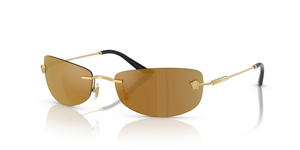 10027I - Gold with Bronze Mirror Gold Lenses
