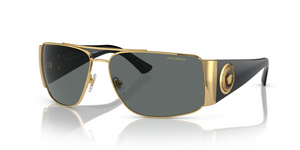 100281 - Gold with Polarized Dark Grey Lenses