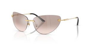 10028Z - Gold with Light Brown Mirror Silver Lenses